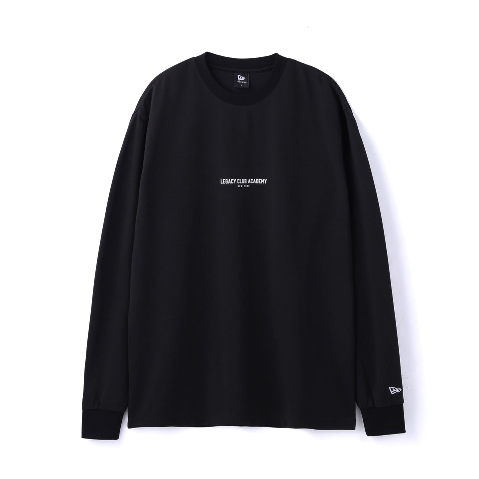 長袖 テックTシャツ LEGACY CLUB ACADEMY ブラック | パフォーマンスアパレル | NEW ERA ニューエラ公式オンラインストア