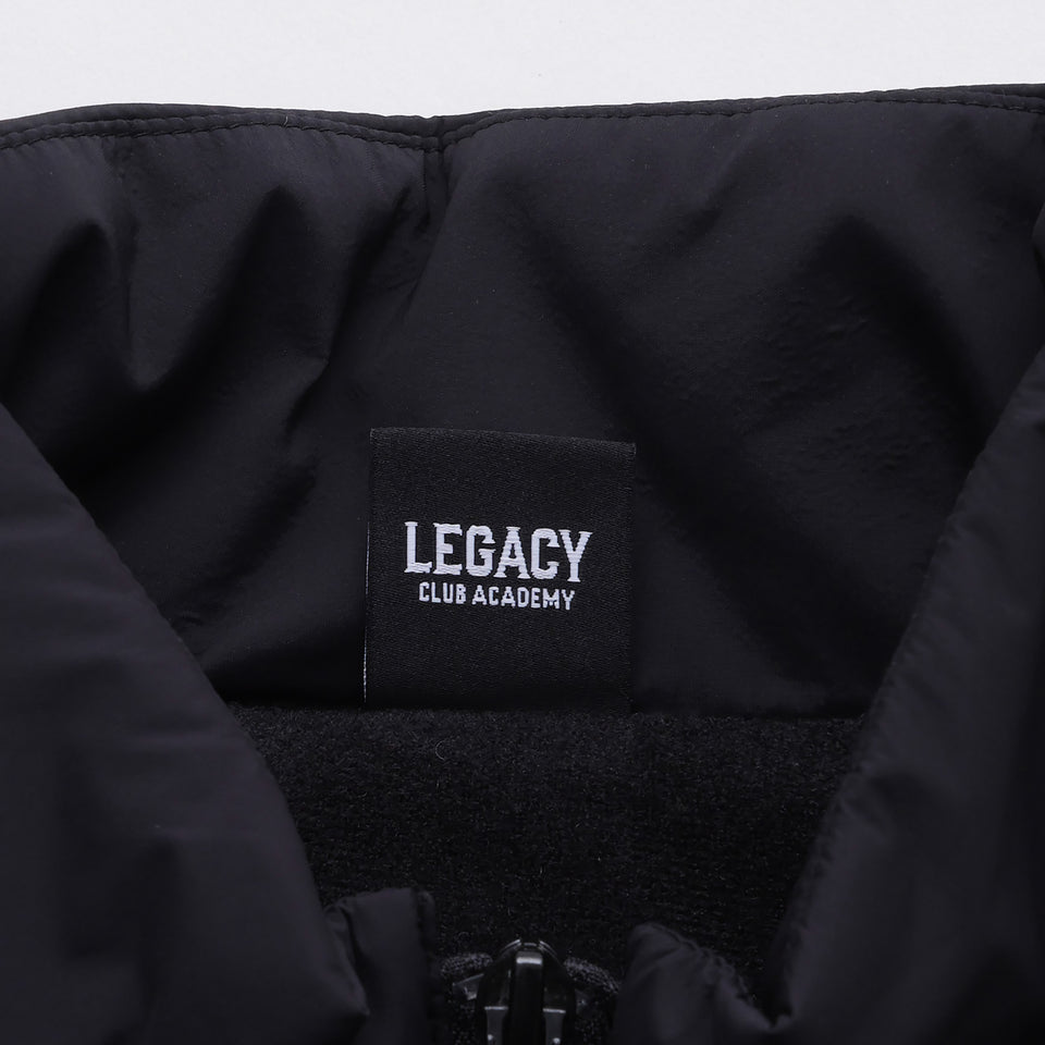 ライト インサレーテッド ベスト LEGACY CLUB ACADEMY ブラック | パフォーマンスアパレル | NEW ERA ニューエラ公式オンラインストア