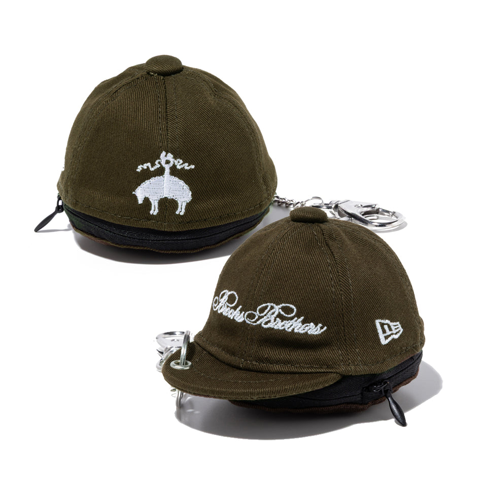ミニキャップ イヤホンケース Brooks Brothers ブルックス ブラザーズ ウォルナット