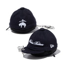 ミニキャップ イヤホンケース Brooks Brothers ブルックス ブラザーズ ネイビー