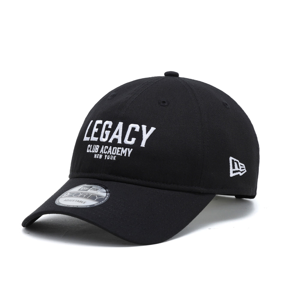 9FORTY アンストラクチャード LEGACY CLUB ACADEMY ブラック | パフォーマンスアパレル | NEW ERA ニューエラ公式オンラインストア