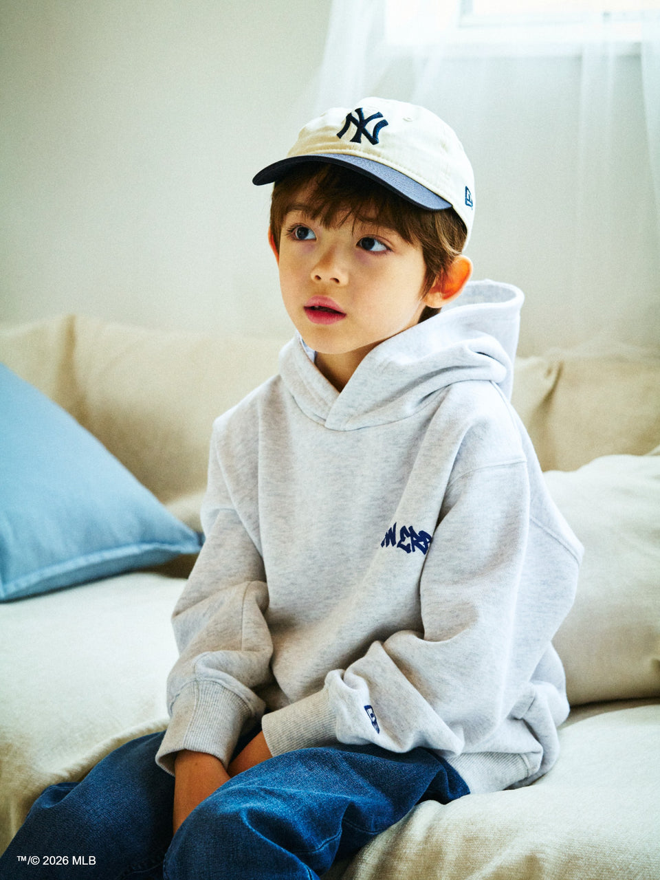 キッズ Child スウェット プルオーバー フーディー Tagging Logo アッシュグレー