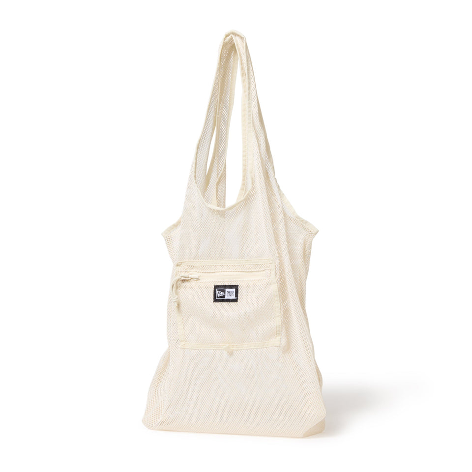エコトートバッグ 22L パッカブル アイボリーメッシュ