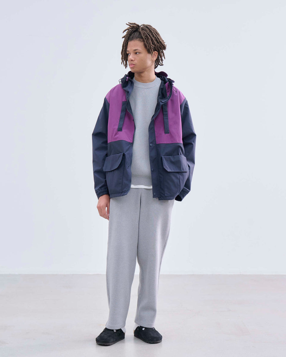 ライト マリンパーカ BLACK LABEL SS26 ネイビー/パープル
