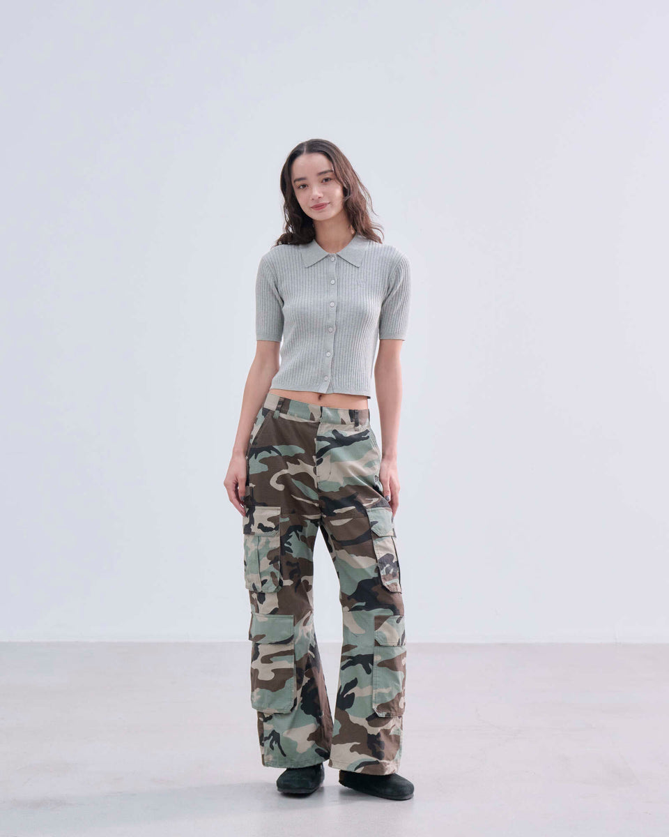 Women's カーゴパンツ BLACK LABEL SS26 カモフラージュ