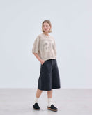 Women's 半袖 フットボール ニットシャツ BLACK LABEL SS26 アイボリー