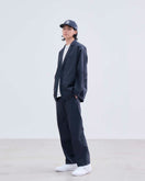リネンスーツ セットアップ BLACK LABEL SS26 ネイビー
