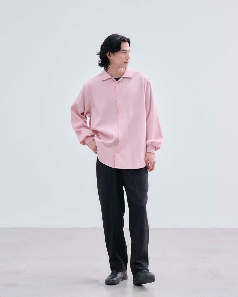 長袖 ビーチパトロール シャツ BLACK LABEL SS26 ピンク | ニューエラ