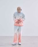 裏毛 メロー スウェットパンツ BLACK LABEL SS26 ブルー/ピンク