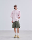 半袖 ソフトワッフル Tシャツ BLACK LABEL SS26 ピンク