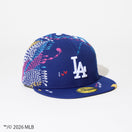 59FIFTY SASHIKO GALS サシコギャルズ ロサンゼルス・ドジャース ダークロイヤル