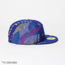 59FIFTY SASHIKO GALS サシコギャルズ ロサンゼルス・ドジャース ダークロイヤル