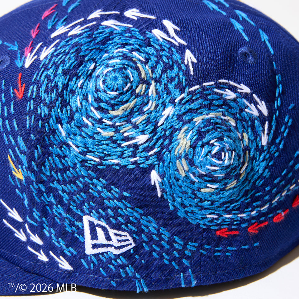 59FIFTY SASHIKO GALS サシコギャルズ ロサンゼルス・ドジャース ダークロイヤル