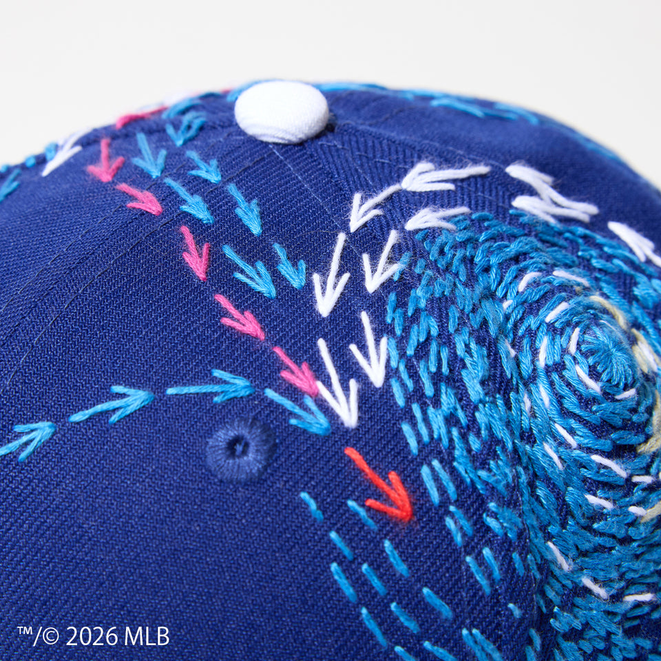 59FIFTY SASHIKO GALS サシコギャルズ ロサンゼルス・ドジャース ダークロイヤル