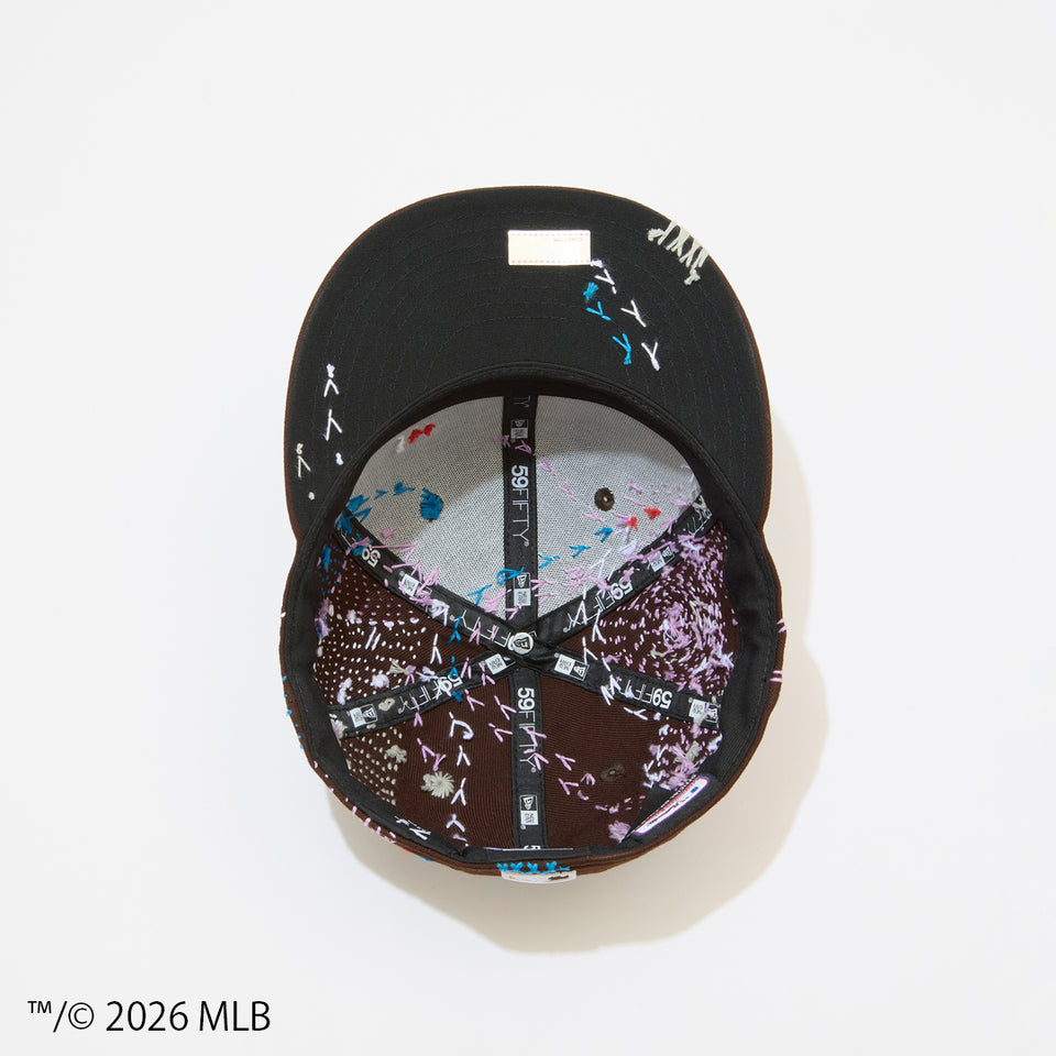 59FIFTY SASHIKO GALS サシコギャルズ サンディエゴ・パドレス バーントウッド