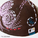 59FIFTY SASHIKO GALS サシコギャルズ サンディエゴ・パドレス バーントウッド