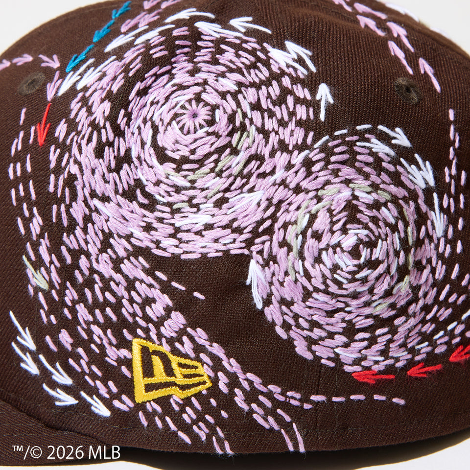 59FIFTY SASHIKO GALS サシコギャルズ サンディエゴ・パドレス バーントウッド