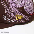 59FIFTY SASHIKO GALS サシコギャルズ サンディエゴ・パドレス バーントウッド