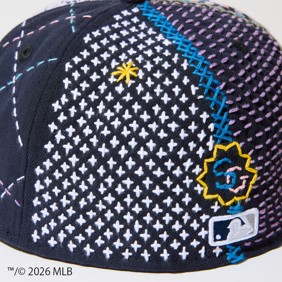 59FIFTY SASHIKO GALS サシコギャルズ ニューヨーク・ヤンキース ネイビー