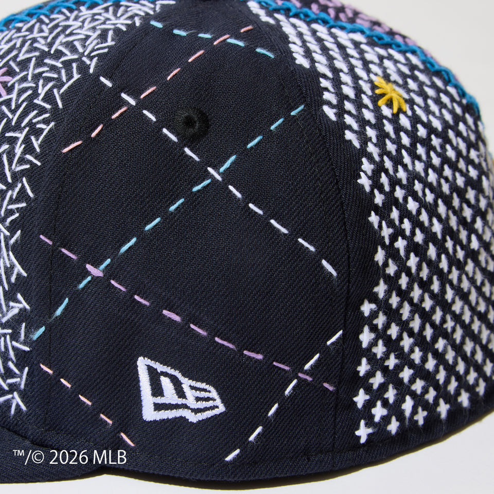 59FIFTY SASHIKO GALS サシコギャルズ ニューヨーク・ヤンキース ネイビー