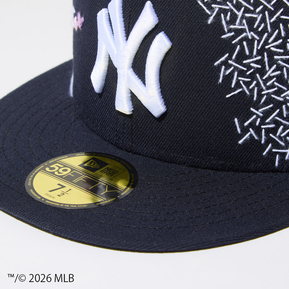 59FIFTY SASHIKO GALS サシコギャルズ ニューヨーク・ヤンキース ネイビー