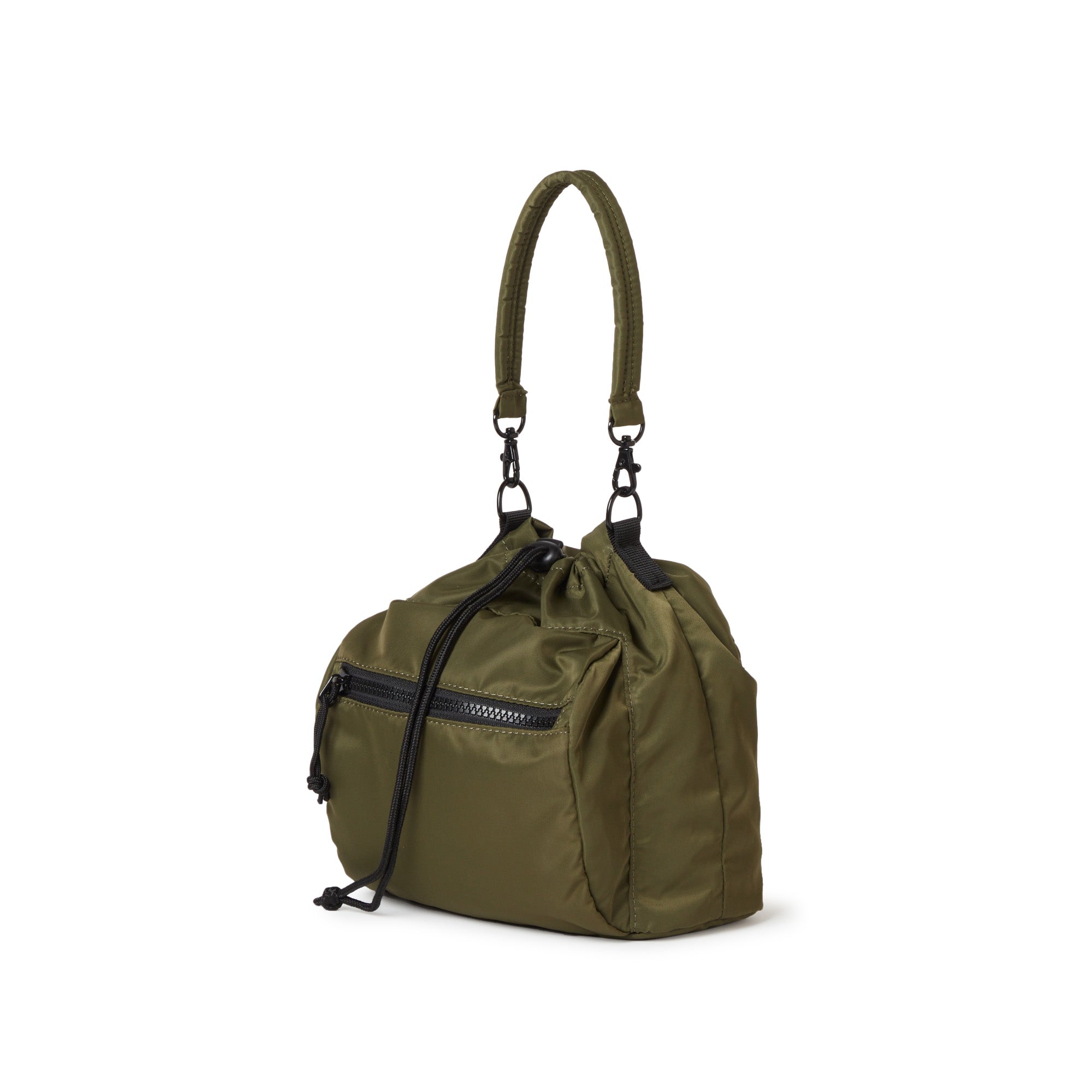 2WAY ドローストリング ポーチ 3L Y's FW25 ナイロンツイル 2WAY ドローストリング ポーチ 3L Y's FW25 ナイロンツイル