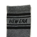 ソックス クルー 3ペア ライン チャコール - 14489707 - 2123 | NEW ERA ニューエラ公式オンラインストア