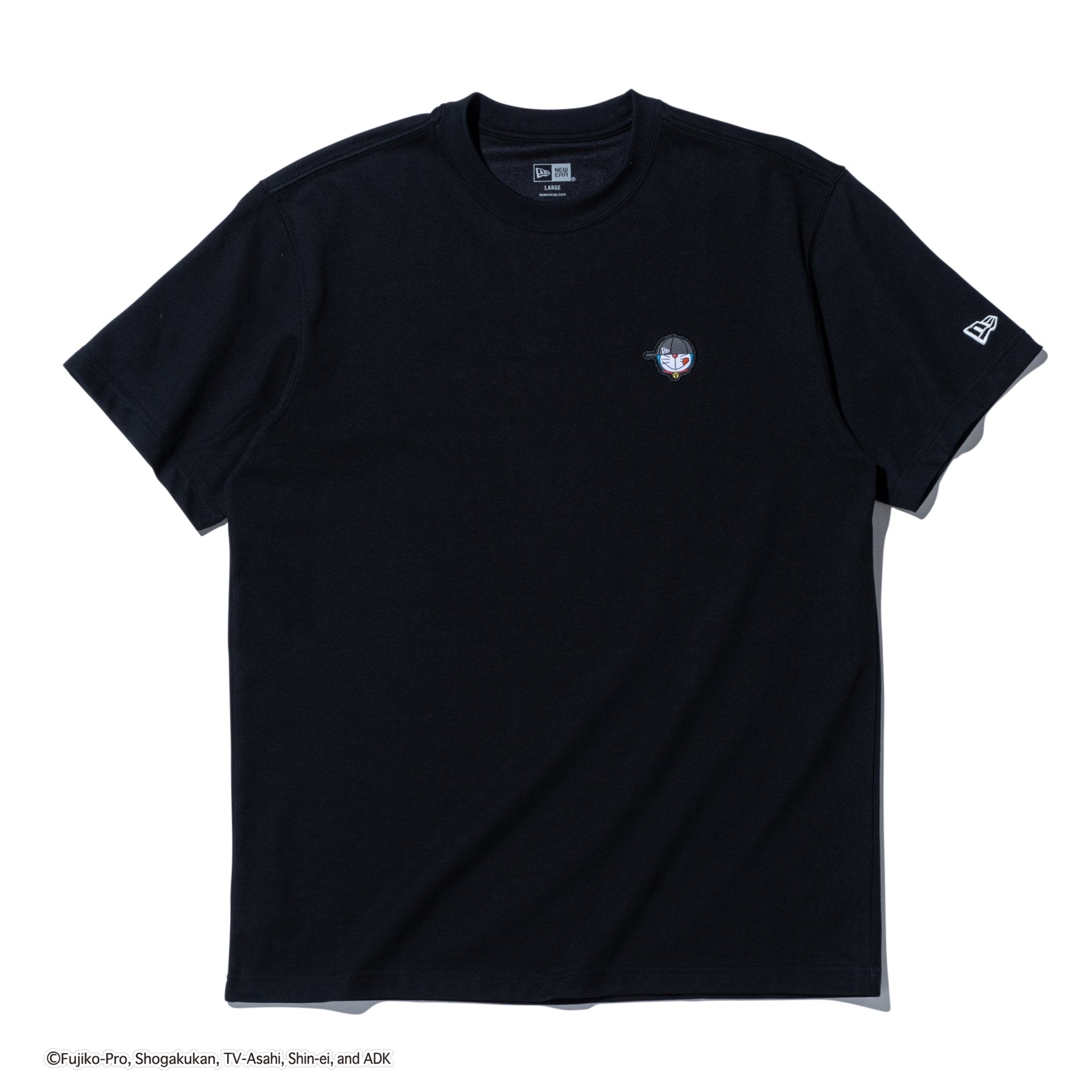 3-Pack 半袖 パフォーマンス Tシャツ ドラえもん アソートワッペン ブラック 4