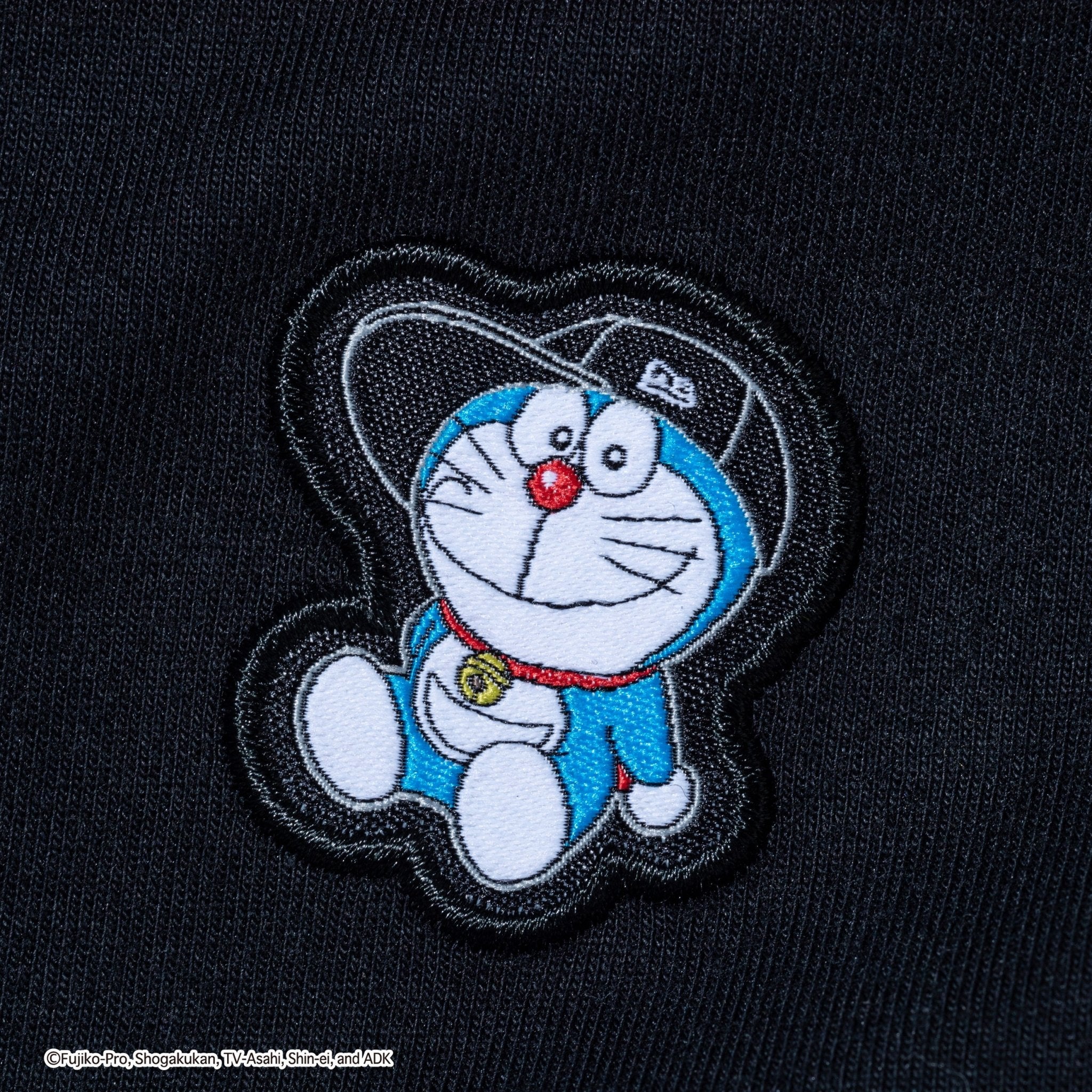 3-Pack 半袖 パフォーマンス Tシャツ ドラえもん アソートワッペン ブラック 3