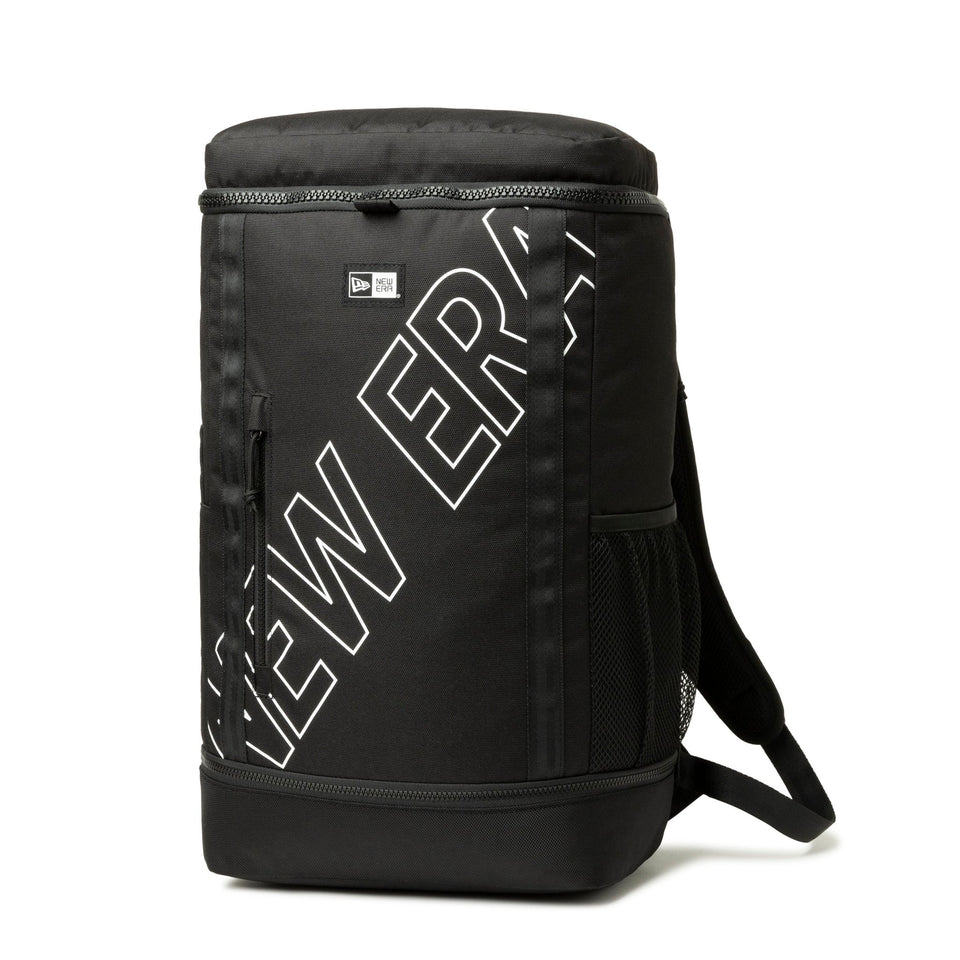 ボックスパック 32L プリントロゴ アウトライン ブラック