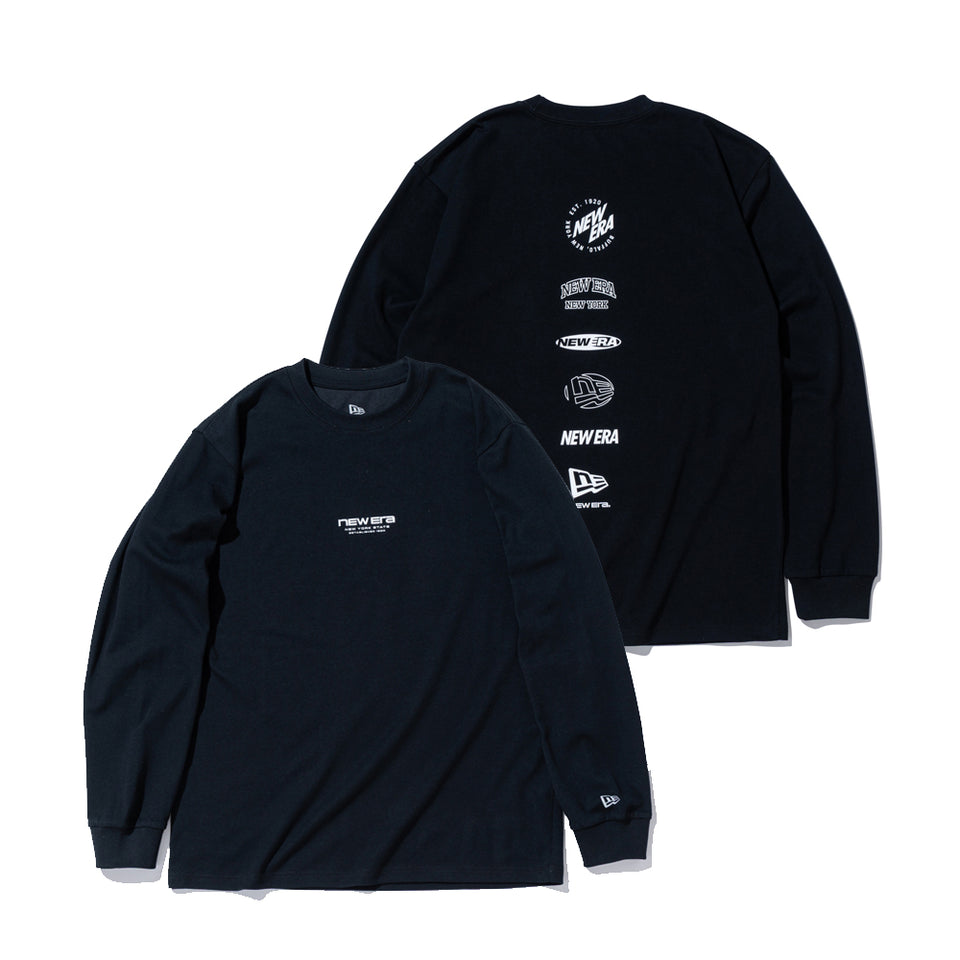長袖 パフォーマンス Tシャツ アーカイブロゴ ブラック | パフォーマンスアパレル