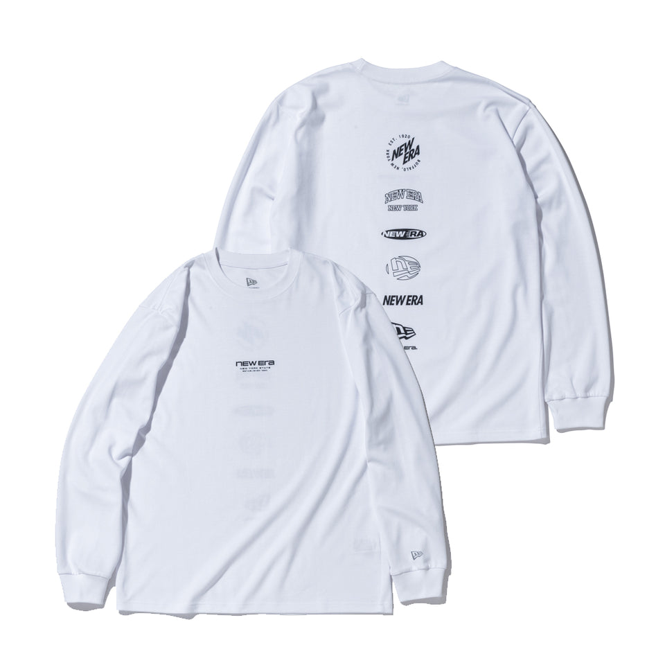 長袖 パフォーマンス Tシャツ アーカイブロゴ ホワイト | パフォーマンスアパレル