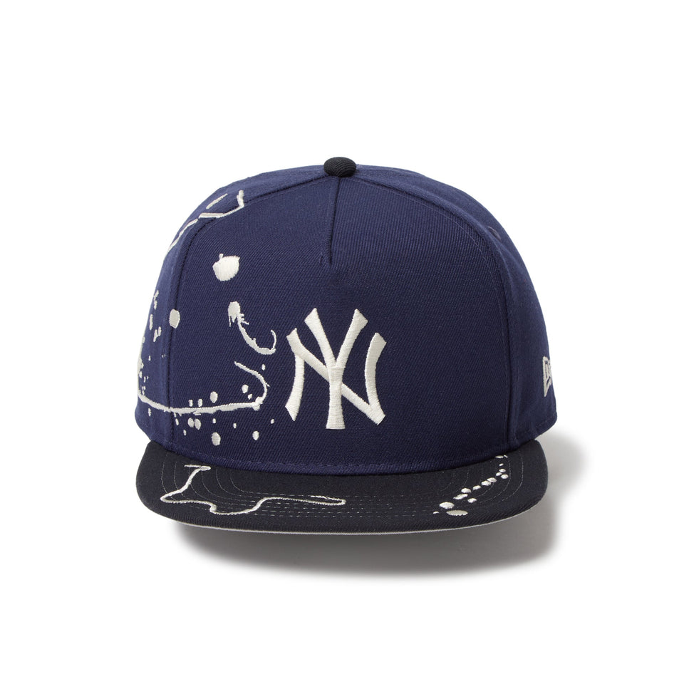 キャップ　ニューヨークヤンキース　麦わら帽子　イエーライト 59FIFTY Velvet Visor Clip ニューヨーク・ヤンキース ライト