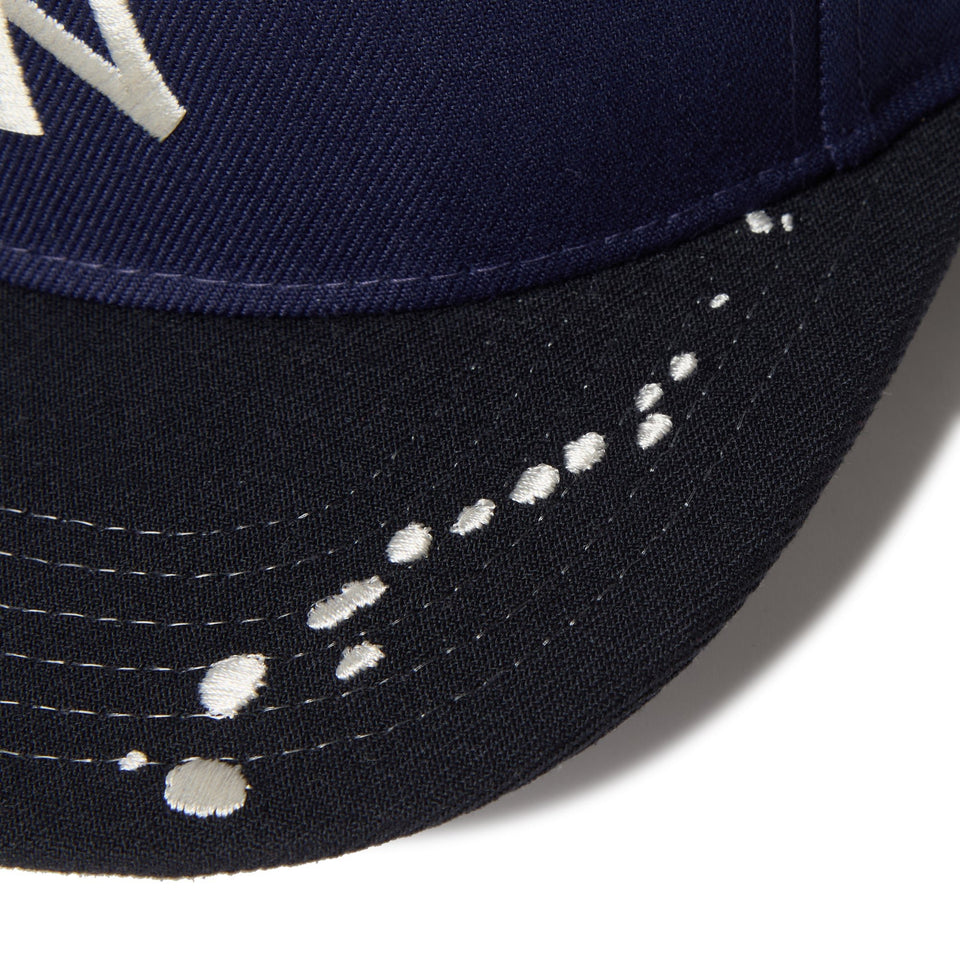 5 - Panel Square Visor Dripping ニューヨーク・ヤンキース ライトネイビー ネイビーバイザー - 14668190 - OSFM | NEW ERA ニューエラ公式オンラインストア