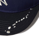 5 - Panel Square Visor Dripping ニューヨーク・ヤンキース ライトネイビー ネイビーバイザー - 14668190 - OSFM | NEW ERA ニューエラ公式オンラインストア