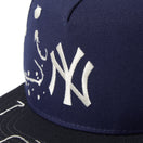 5 - Panel Square Visor Dripping ニューヨーク・ヤンキース ライトネイビー ネイビーバイザー - 14668190 - OSFM | NEW ERA ニューエラ公式オンラインストア
