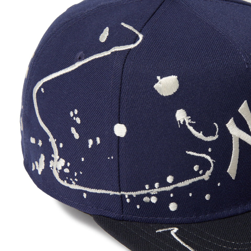 5 - Panel Square Visor Dripping ニューヨーク・ヤンキース ライトネイビー ネイビーバイザー - 14668190 - OSFM | NEW ERA ニューエラ公式オンラインストア