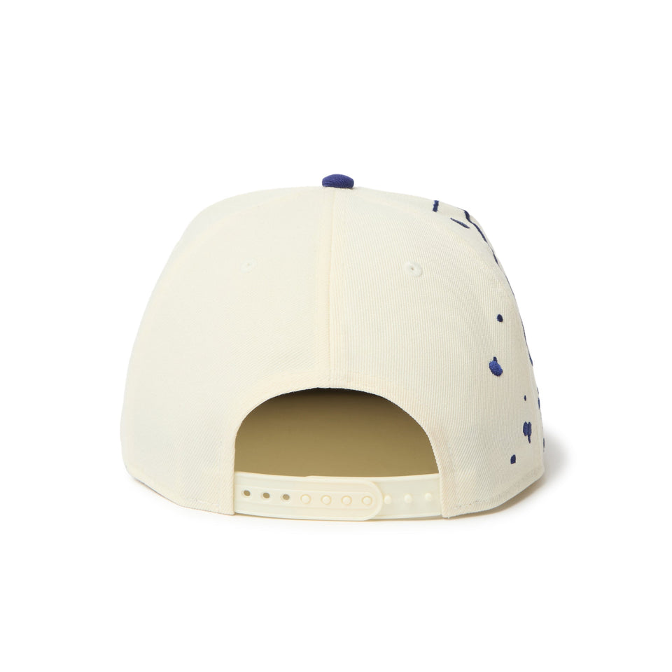 5 - Panel Square Visor Dripping ロサンゼルス・ドジャース クローム ダークロイヤルバイザー - 14668191 - OSFM | NEW ERA ニューエラ公式オンラインストア