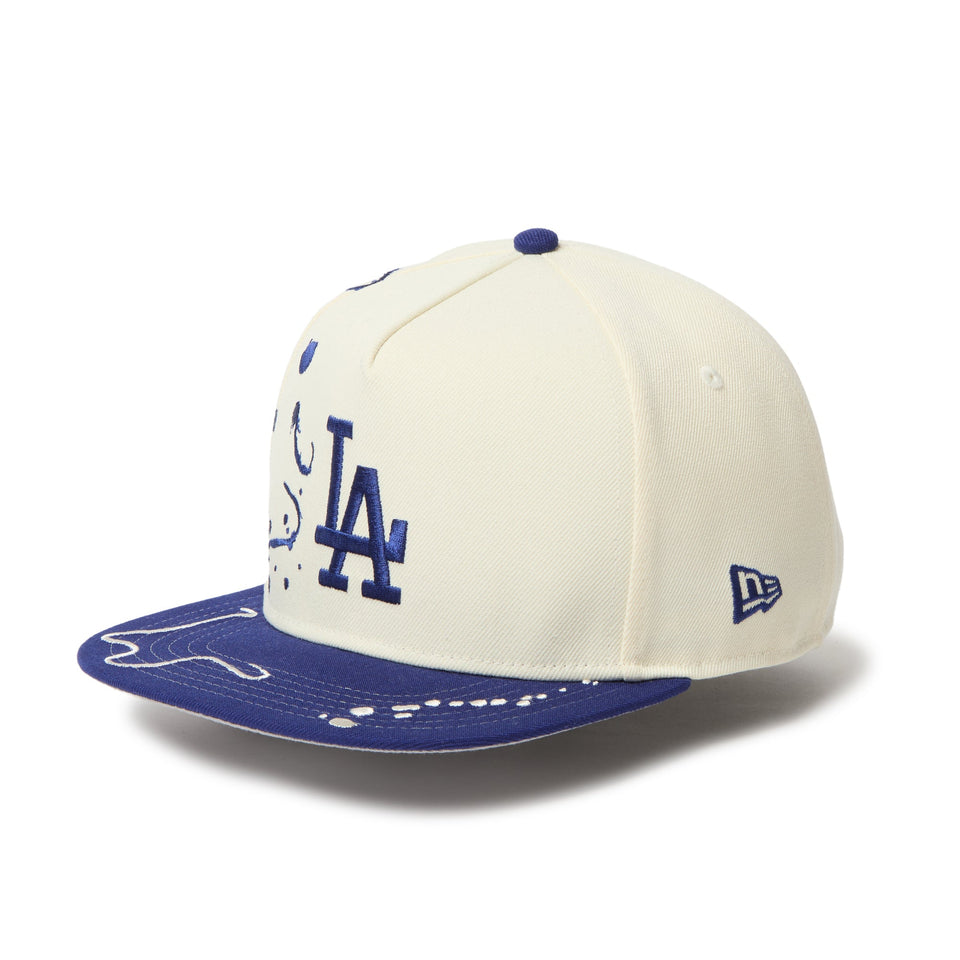 5 - Panel Square Visor Dripping ロサンゼルス・ドジャース クローム ダークロイヤルバイザー - 14668191 - OSFM | NEW ERA ニューエラ公式オンラインストア