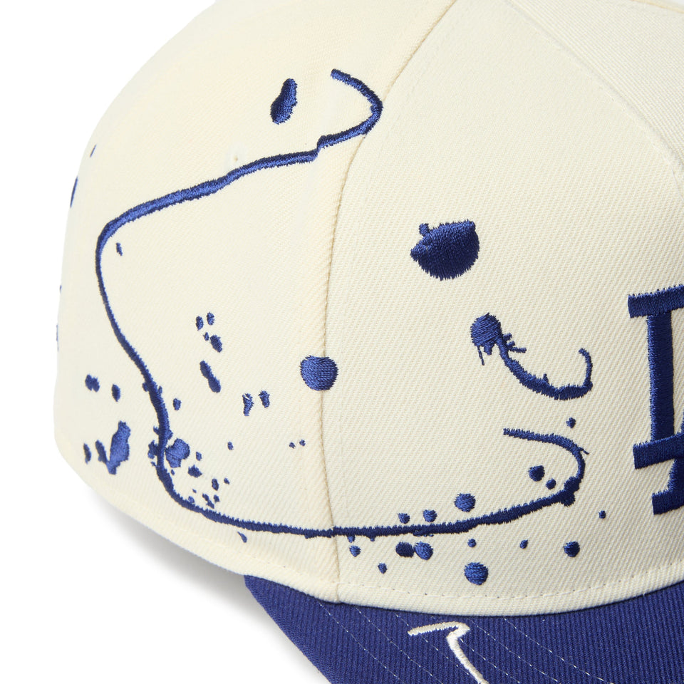5 - Panel Square Visor Dripping ロサンゼルス・ドジャース クローム ダークロイヤルバイザー - 14668191 - OSFM | NEW ERA ニューエラ公式オンラインストア