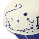 5 - Panel Square Visor Dripping ロサンゼルス・ドジャース クローム ダークロイヤルバイザー - 14668191 - OSFM | NEW ERA ニューエラ公式オンラインストア