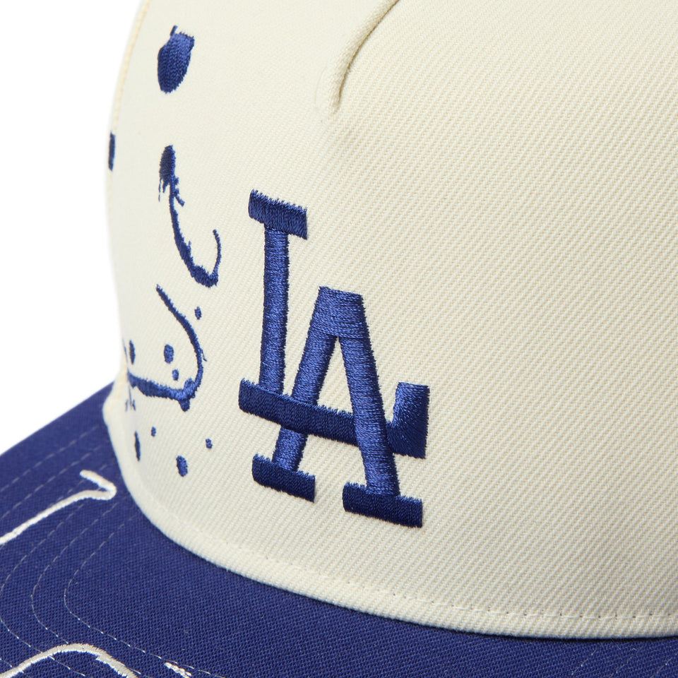 5 - Panel Square Visor Dripping ロサンゼルス・ドジャース クローム ダークロイヤルバイザー - 14668191 - OSFM | NEW ERA ニューエラ公式オンラインストア