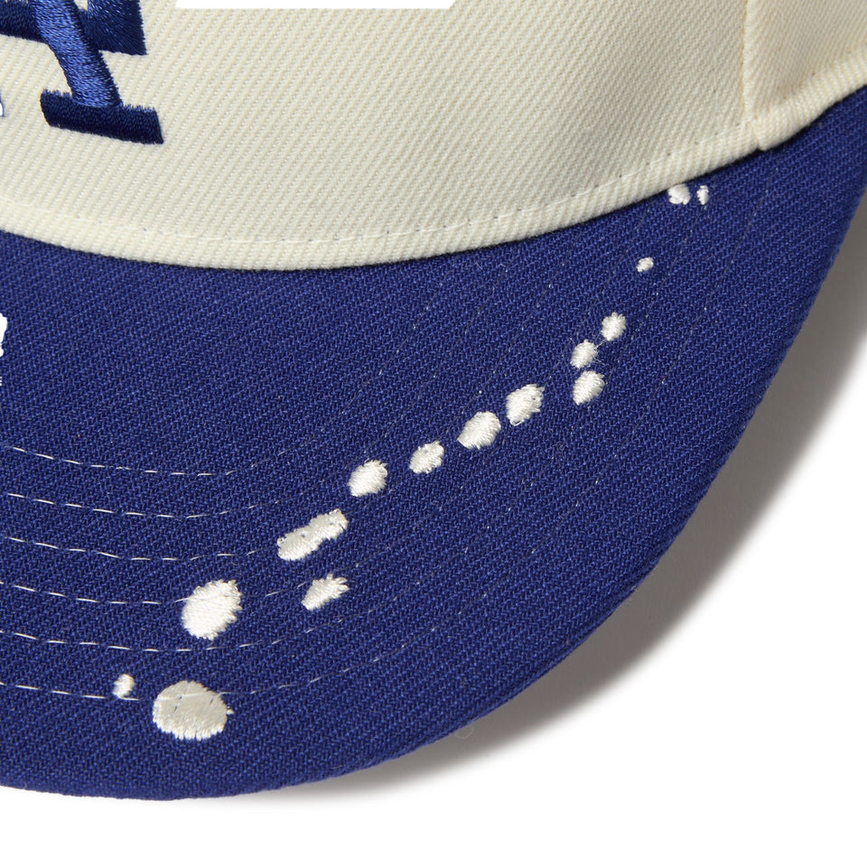 5 - Panel Square Visor Dripping ロサンゼルス・ドジャース クローム ダークロイヤルバイザー - 14668191 - OSFM | NEW ERA ニューエラ公式オンラインストア
