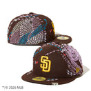 59FIFTY SASHIKO GALS サシコギャルズ サンディエゴ・パドレス バーントウッド