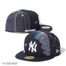 59FIFTY SASHIKO GALS サシコギャルズ ニューヨーク・ヤンキース ネイビー