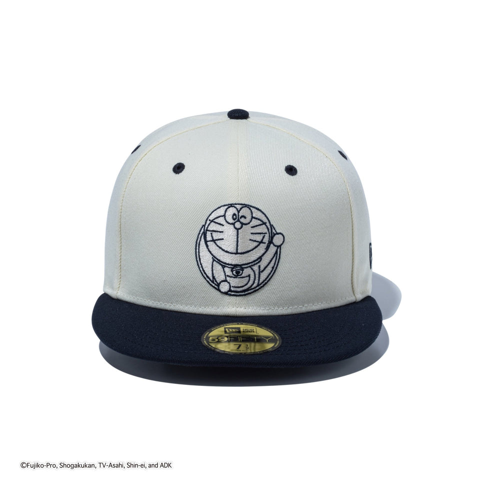 59FIFTY ドラえもん ドローイング クロームホワイト / ネイビー - 14520630 - 700 | NEW ERA ニューエラ公式オンラインストア