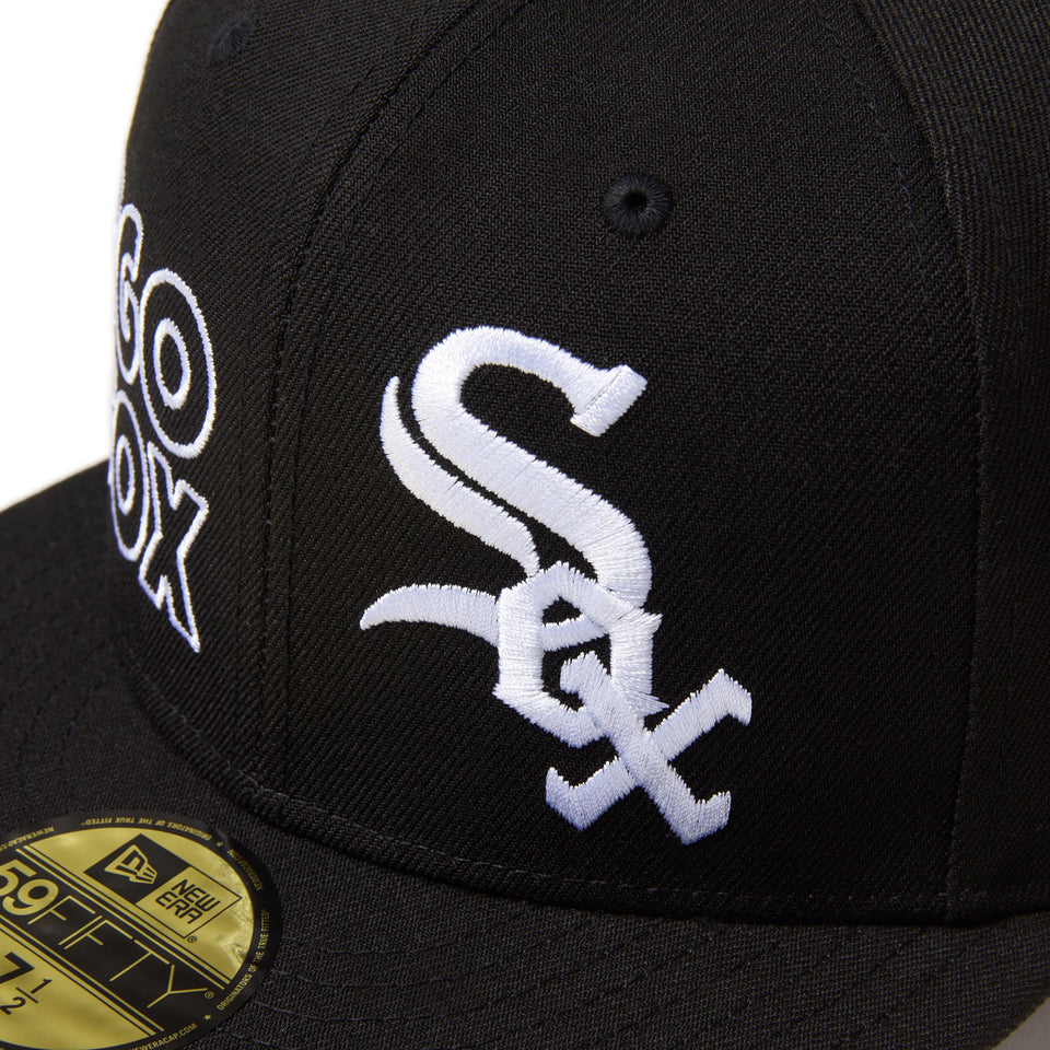 59FIFTY ネオンチューブロゴ シカゴ・ホワイトソックス ブラック - 14668135 - 700 | NEW ERA ニューエラ公式オンラインストア