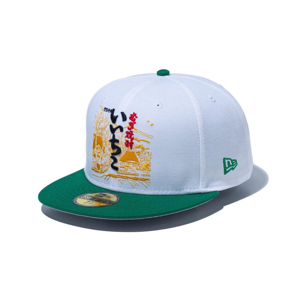 59FIFTY いいちこ ホワイト ケリーグリーンバイザー | ニューエラ