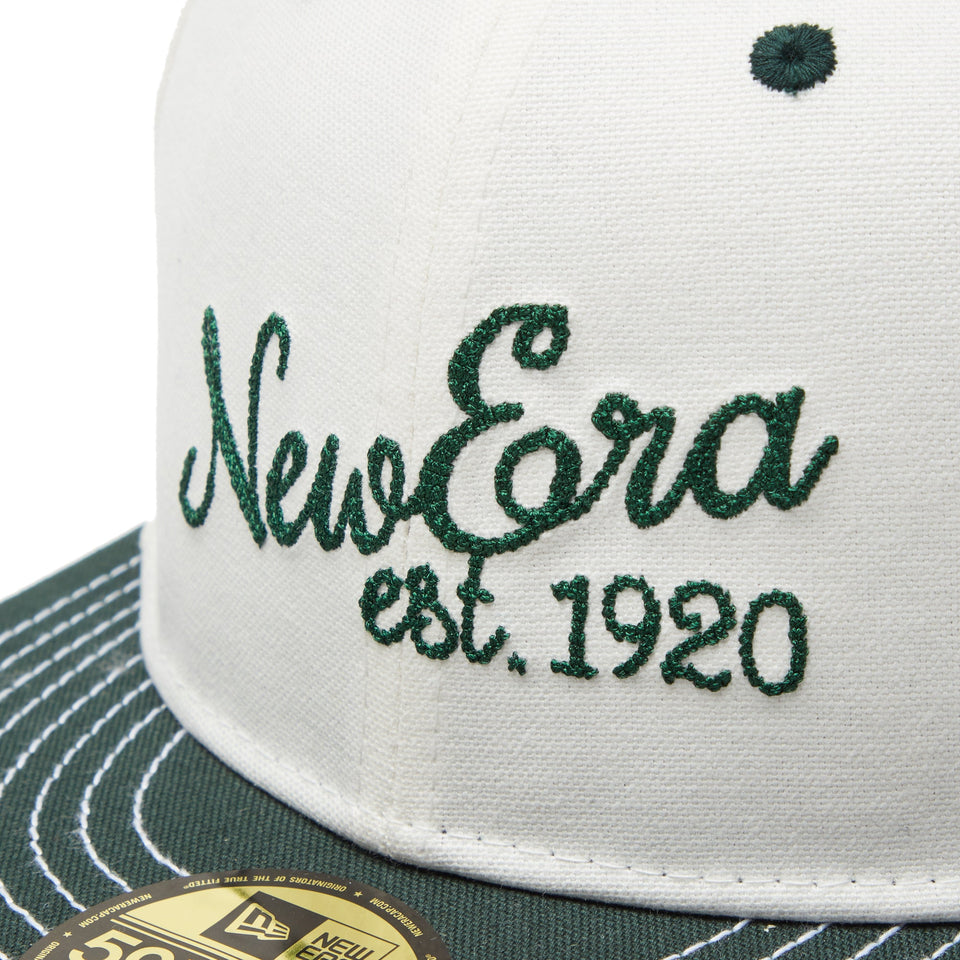 59FIFTY 2 - Tone Duck Canvas アイボリー ダークグリーンバイザー - 14307706 - 700 | NEW ERA ニューエラ公式オンラインストア
