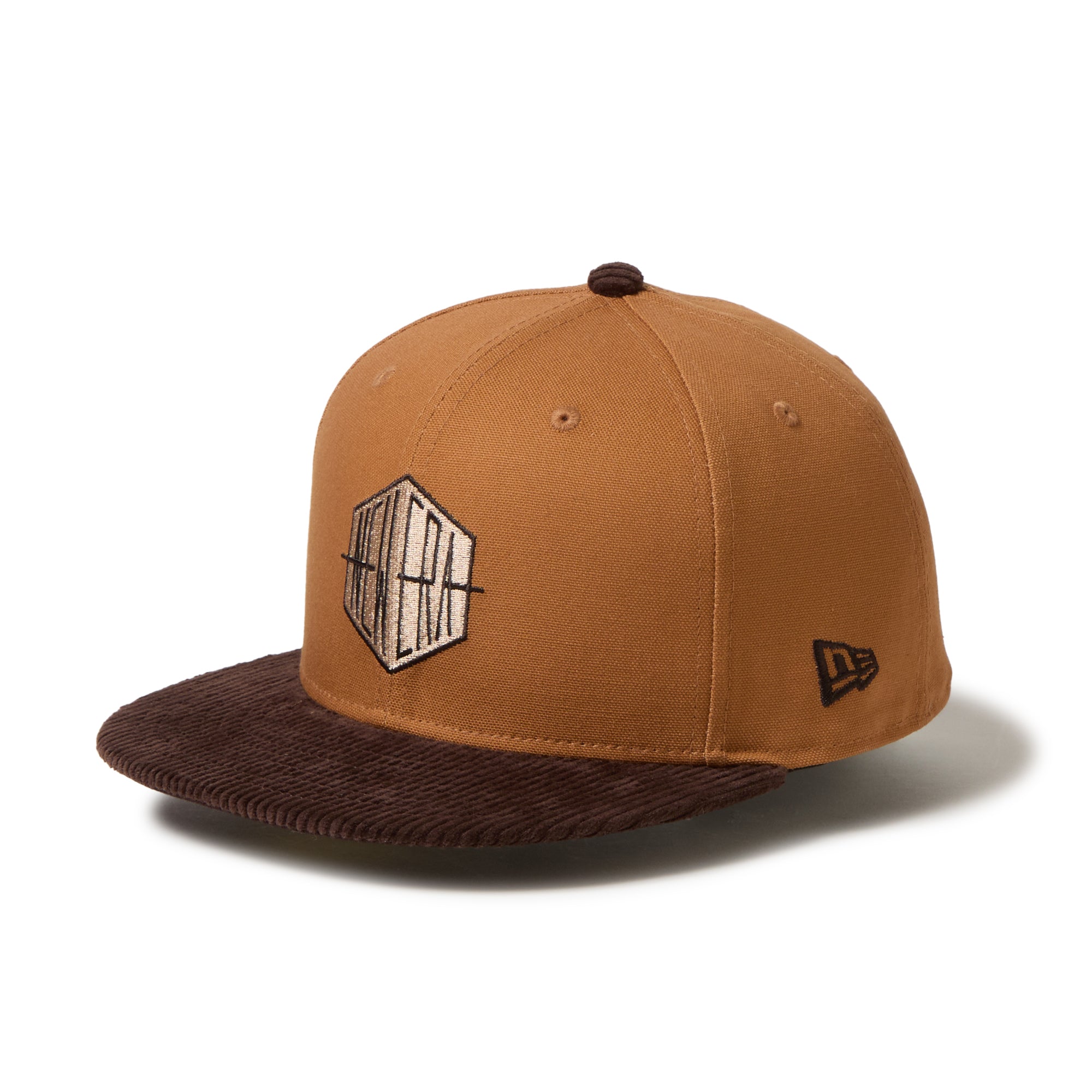 59FIFTY 2-Tone Duck Canvas Hexa Logo カーキ ダークブラウン